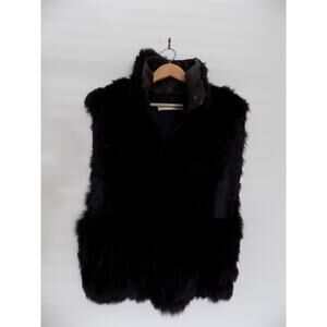 Andrew Mark real fur vest size Small